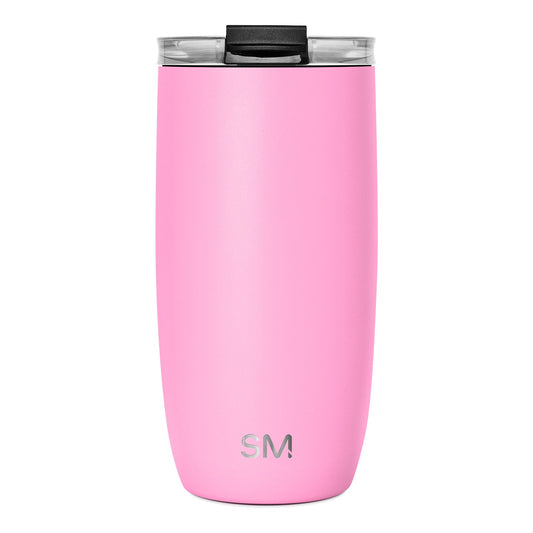 Voyager Tumbler with Clear Flip Lid & Straw