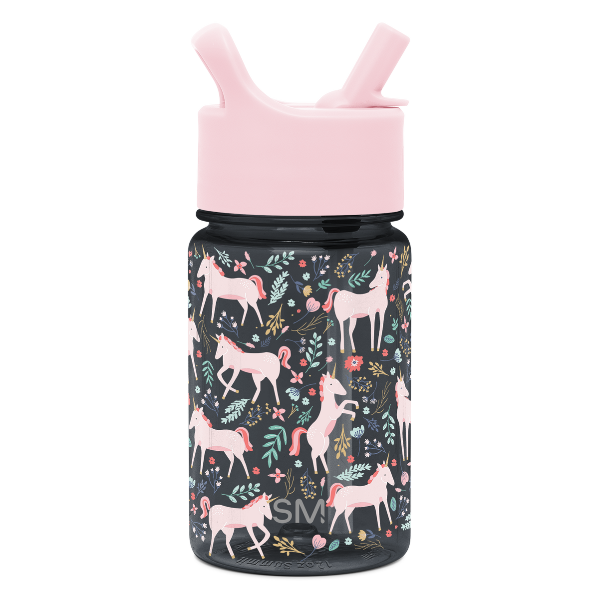 Summit Kids Plastic Water Bottle with Straw Lid