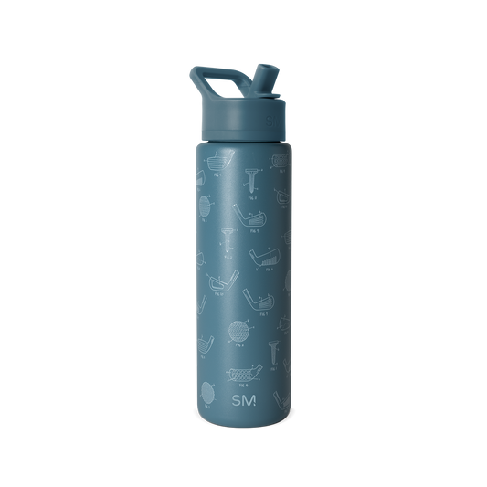 Summit Water Bottle with Straw Lid