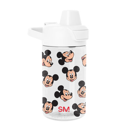 Summit Kids Plastic Water Bottle with Simple Flip Straw Lid