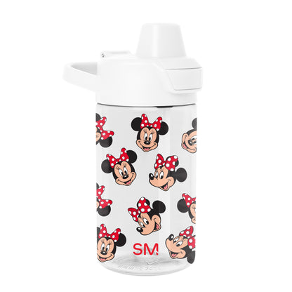 Summit Kids Plastic Water Bottle with Simple Flip Straw Lid