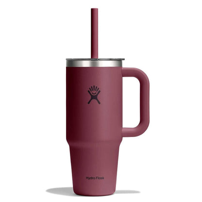 24 oz Travel Tumbler - Burgundy