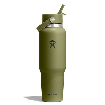 40 oz Travel Bottle with Flex Straw Cap - Palmer Green