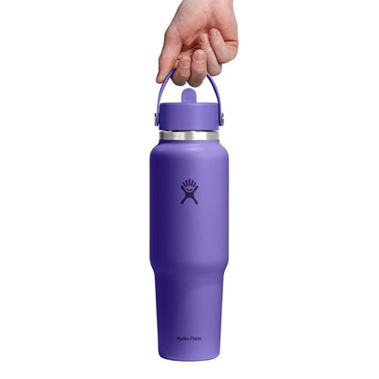 40 oz Travel Bottle with Flex Straw Cap - Utopia Purple