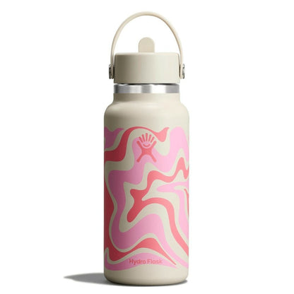 32 oz Wide Mouth with Flex Straw Cap - Callie Groove