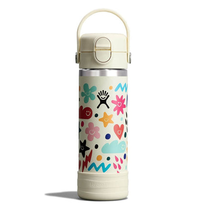 Kids 18 oz Bottle - Daydream White