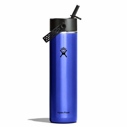24 oz Lightweight Flex Straw Bottle - Sapphire Blue