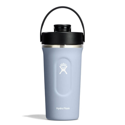 24 oz Insulated Shaker Bottle - Surf - White Logo