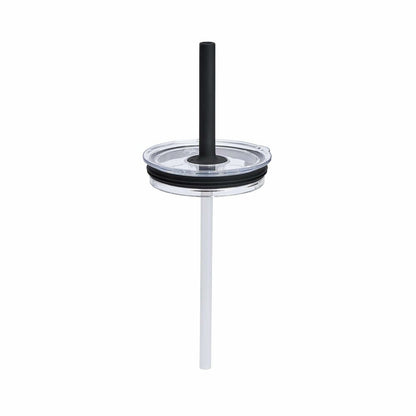 Medium Press-In Straw Lid - Clear