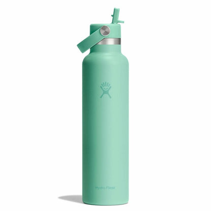24 oz Standard Mouth with Flex Straw Cap - Mermaid Green