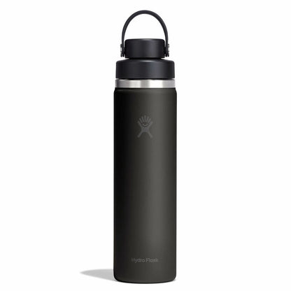 24 oz Wide Mouth with Flex Chug Cap - Black