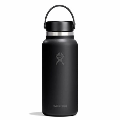 32 oz Wide Mouth Bottle - Black