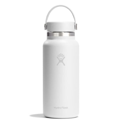 32 oz Wide Mouth Bottle - White