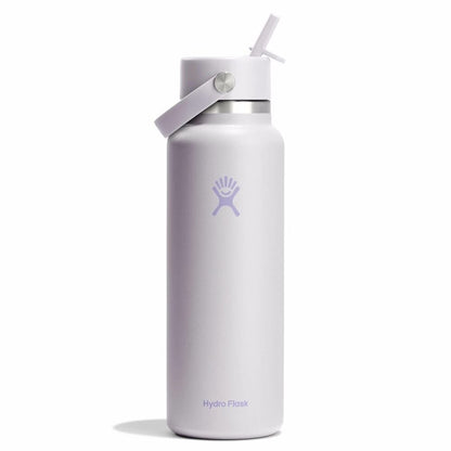 40 oz Wide Mouth with Flex Straw Cap - Cloud Pink