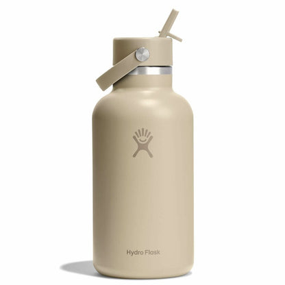 64 oz Wide Mouth with Flex Straw Cap - Tonal Oat