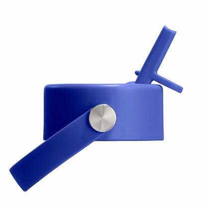Wide Mouth Flex Straw Cap - Capri Blue