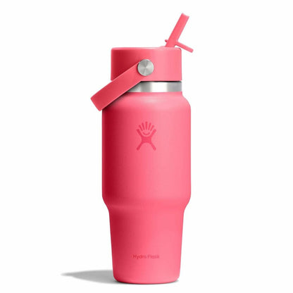 24 oz Travel Bottle with Flex Straw Cap - Popstar Pink
