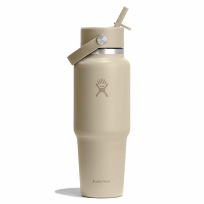 32 oz Travel Bottle with Flex Straw Cap - Oat