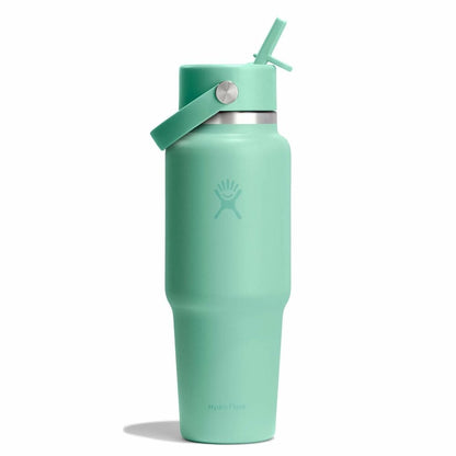 32 oz Travel Bottle with Flex Straw Cap - Mermaid Green