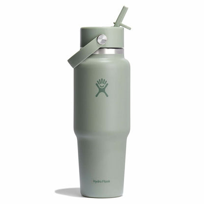 32 oz Travel Bottle with Flex Straw Cap - Agave