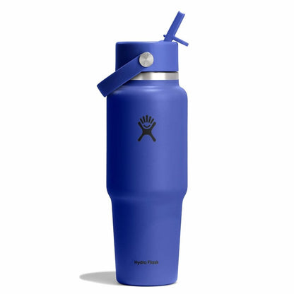 32 oz Travel Bottle with Flex Straw Cap - Capri Blue