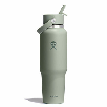 40 oz Travel Bottle with Flex Straw Cap - Agave